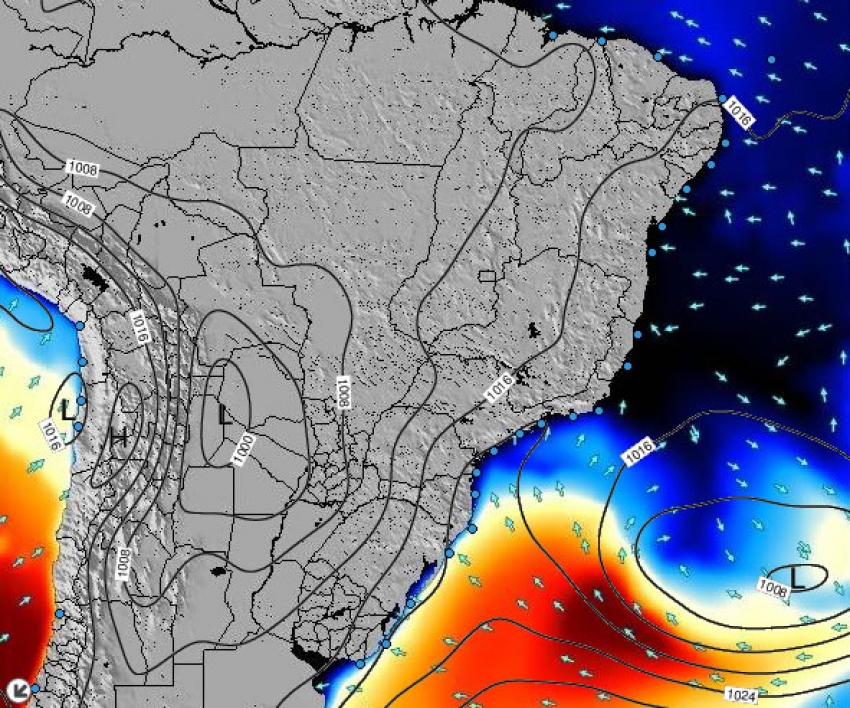 Forte Swell de SE a ESE chega à costa catarinense neste final de semana